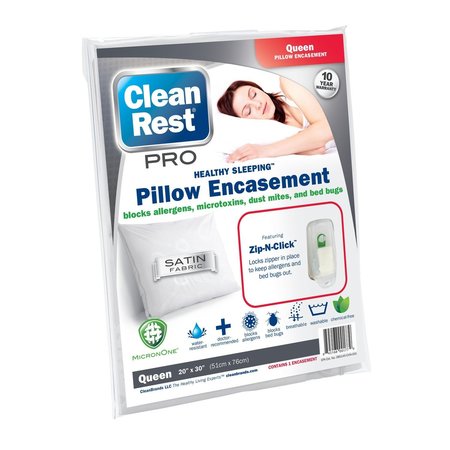 CLEANBRANDS Pillow Encst CleanRest Pro Q 845168001779